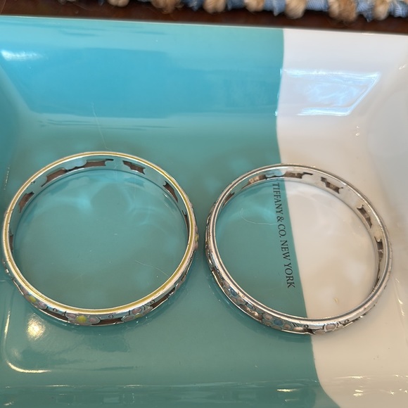 Brighton FLOWER POWER Pink blue lime Retro design Necklace 2 Bracelets Earrings - Picture 9 of 16